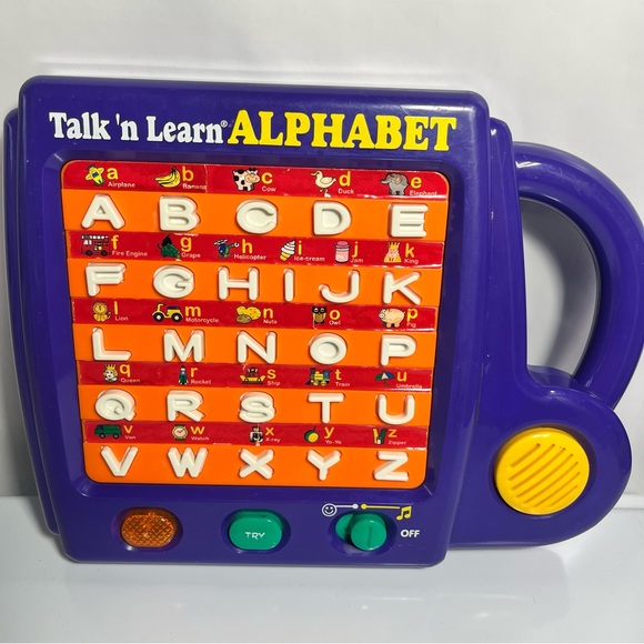 Toys | Vintage Talk N Learn Alphabet Toy | Poshmark